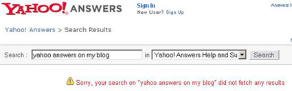 Yahoo Answers: Search Results